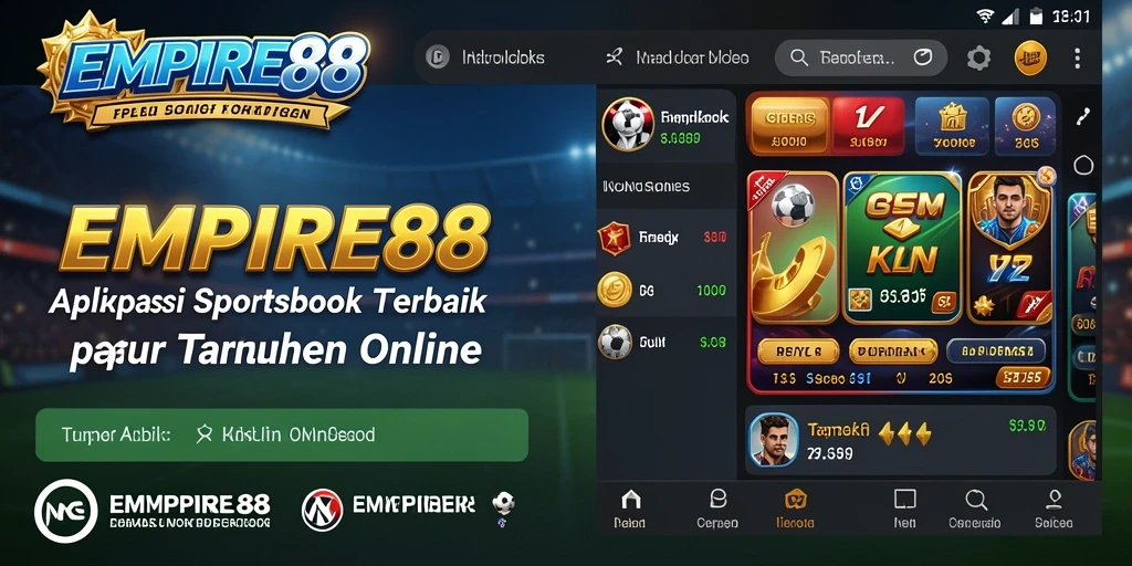 Gambaran gameplay menarik dalam aplikasi Sportsbook EMPIRE88.