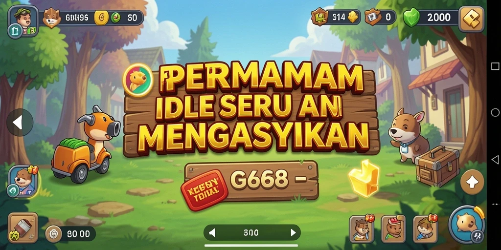 Screenshot G668 menampilkan gameplay Idle yang menawan dan mudah dimainkan.