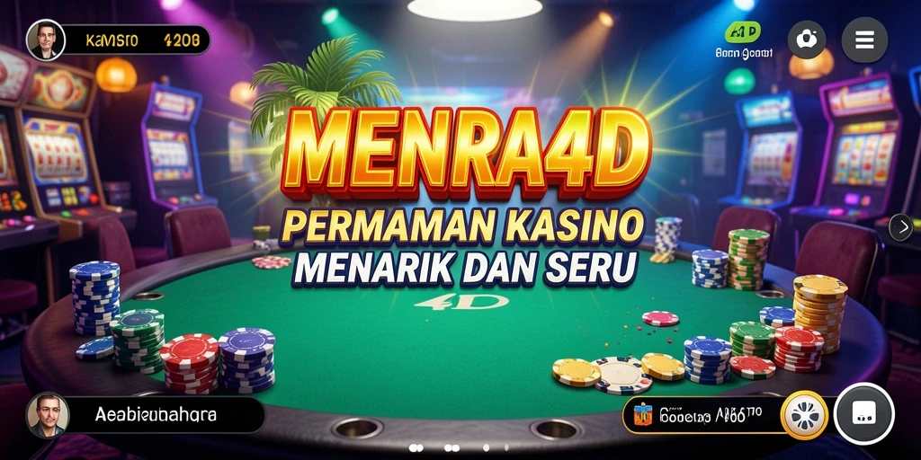 Tampilan menarik dari gameplay Kasino MENARA4D yang seru.