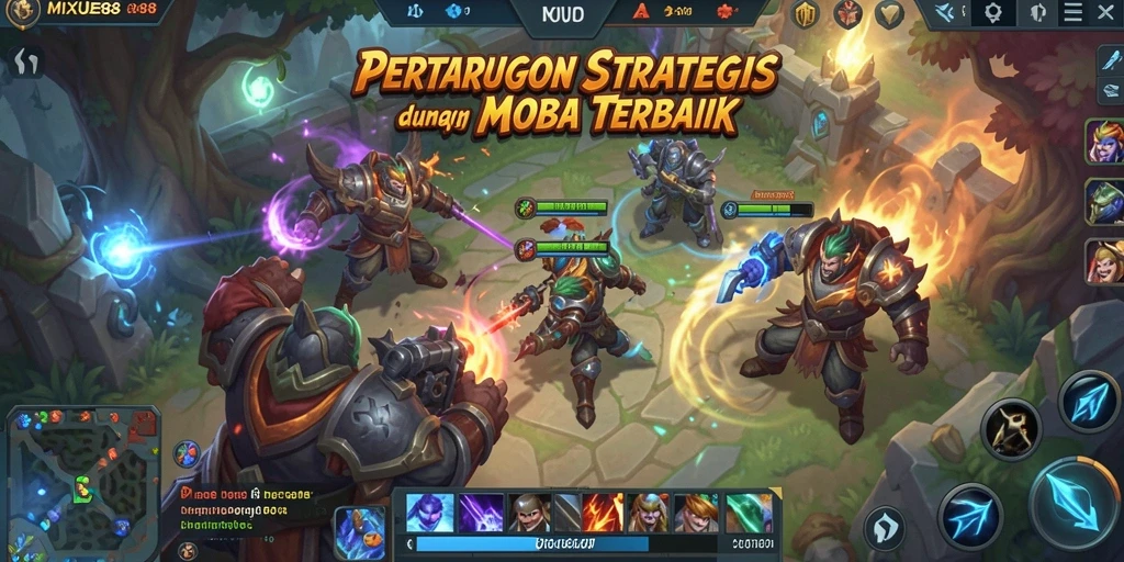 Tampilan gameplay MIXUE88 yang menegangkan dan strategis.