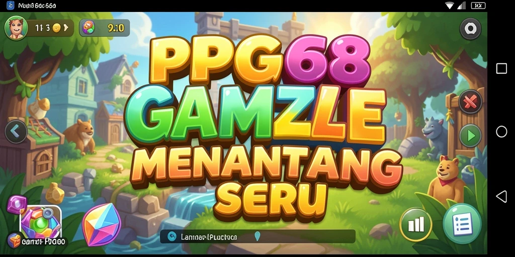 Tampilan gameplay PGG68 yang penuh dengan tantangan puzzle.
