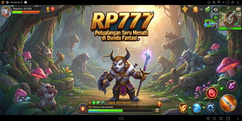 Screenshot RP777 menampilkan gameplay seru di dunia fantasi.
