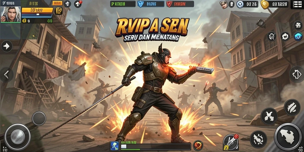 Tampilan menarik dari gameplay RVIP yang penuh aksi dan strategi.