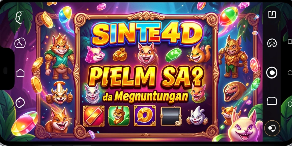 Tampilan menarik dari gameplay Slot di SINTE4D.