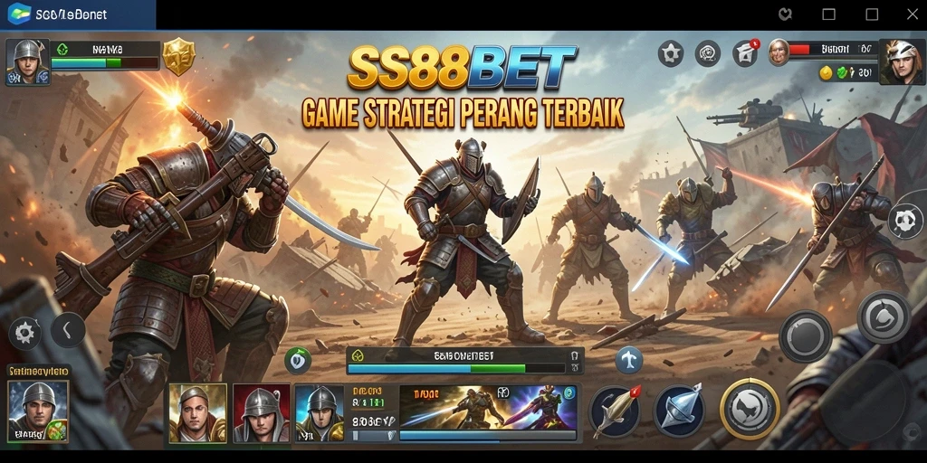 Tampilan menawan gameplay SS88BET dengan pertempuran strategi.