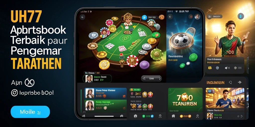 Tangkapan layar gameplay UH77 yang menampilkan opsi taruhan langsung.