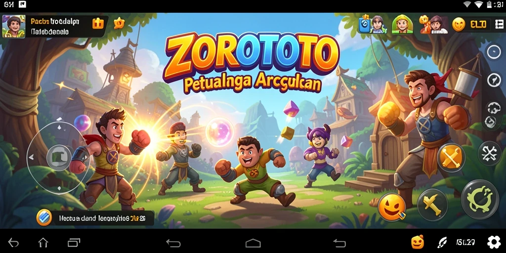 Tampilan gameplay seru ZOROTOTO dalam aksi.